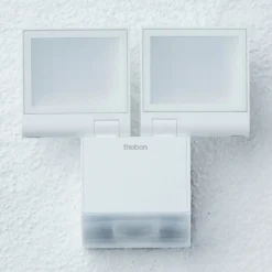 Theben udendørs LED-væglampe theLeda S17-100, hvid, sensor