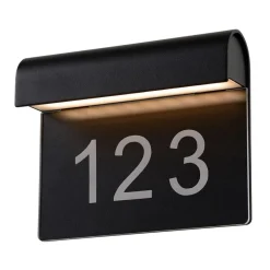 Lucide Væglamper>Thesi LED husnummerlampe, sort