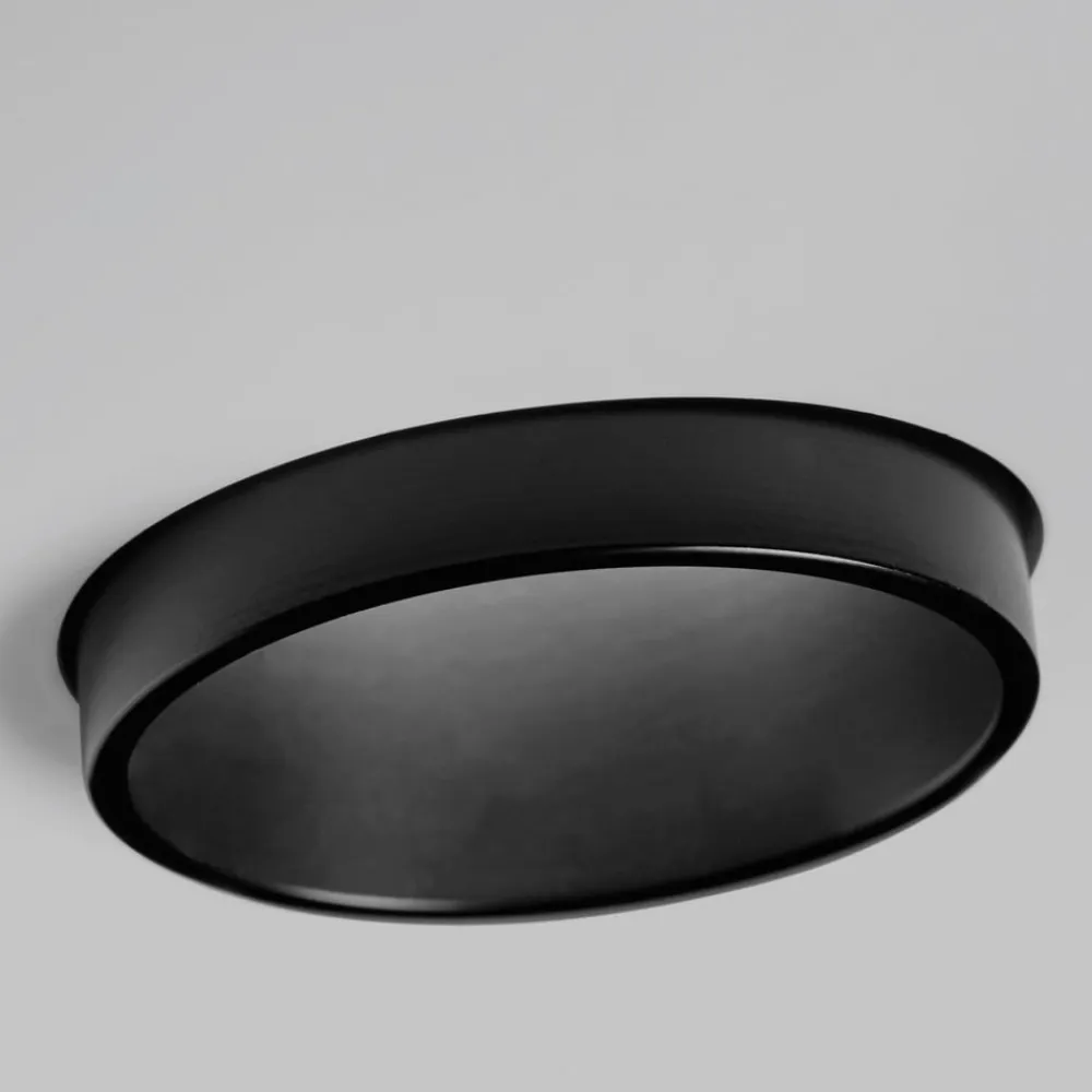 TECNICO by Sforzin Indbygningsspots>Thessaly indbygningsspot, sort, gips, Ø 10 cm, GU10