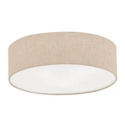 FISCHER & HONSEL Loftlamper|Loftlamper>Thor loftslampe i tekstil, sand, Ø 60cm