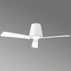 Tidløs loftventilator Garbí med LED-lys^LEDS-C4