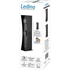 Ledino Tilslut D2-sokkel, sort