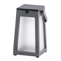 Tinka soldrevet lanterne, bærbar, grå^Les Jardins Outlet