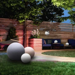 tint Calluna Solar LED-kugle, CCT, RGB, Ø 35 cm