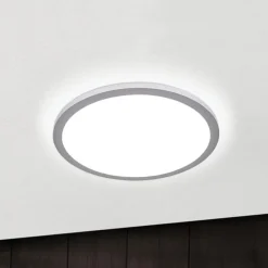 Titanfarvet LED loftlampe Aria, dæmpbar - 40 cm^ORION Hot