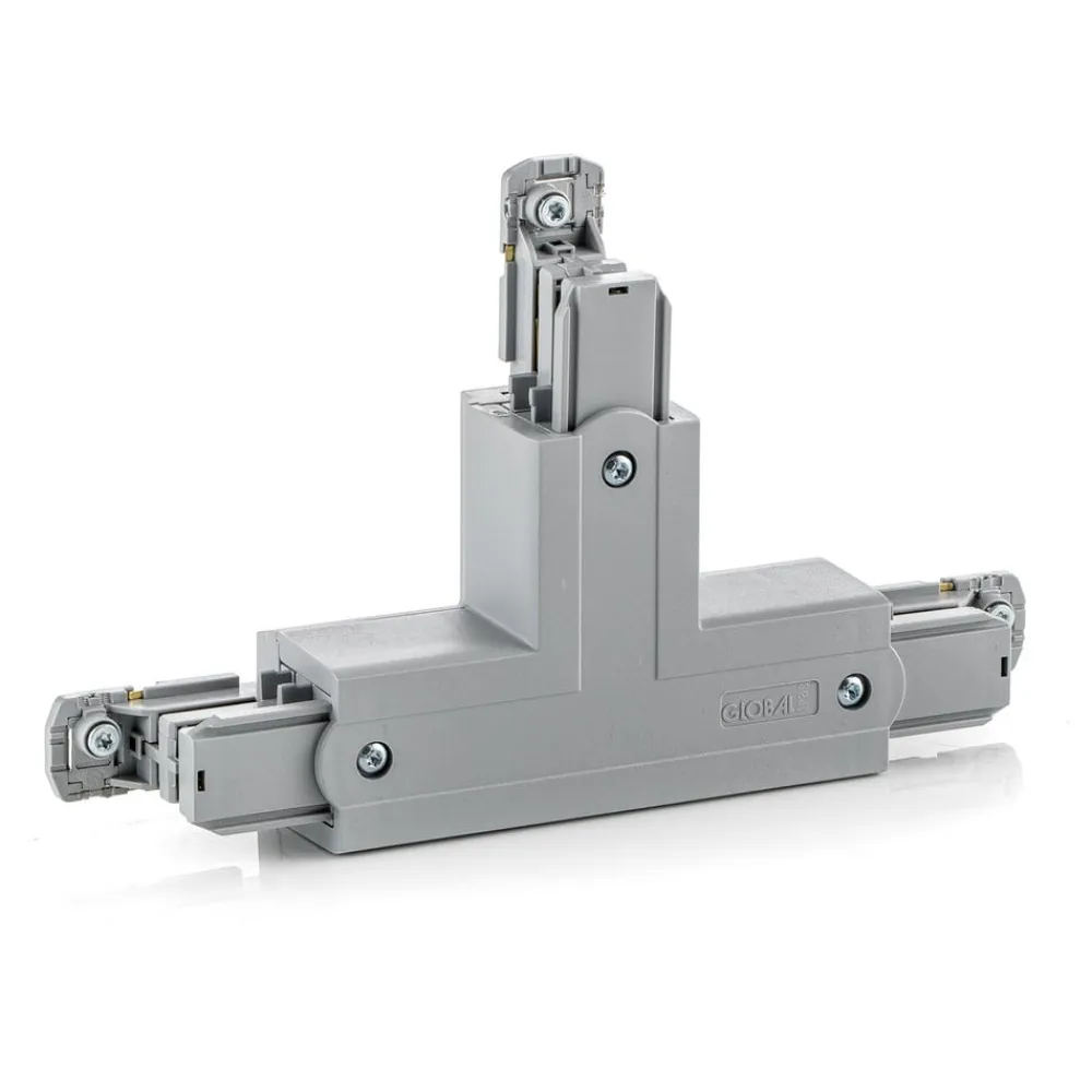 GLOBAL T-kobling Noa beskyttelsesleder udv. højre, grå