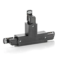 GLOBAL Skinnesystem>T-kobling Noa beskyttelsesleder indv. højre, sort