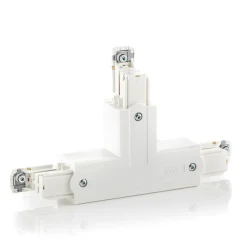 GLOBAL Skinnesystem>T-kobling Noa beskyttelsesleder udv. højre, hvid