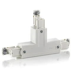 GLOBAL Skinnesystem>T-kobling Noa beskyttelsesleder indv. venstre hvid