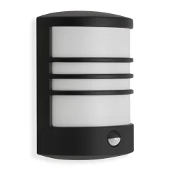 Telefunken Væglampe Med Sensor>Toledo udendørs LED-væglampe, sensor, sort 4.000 K