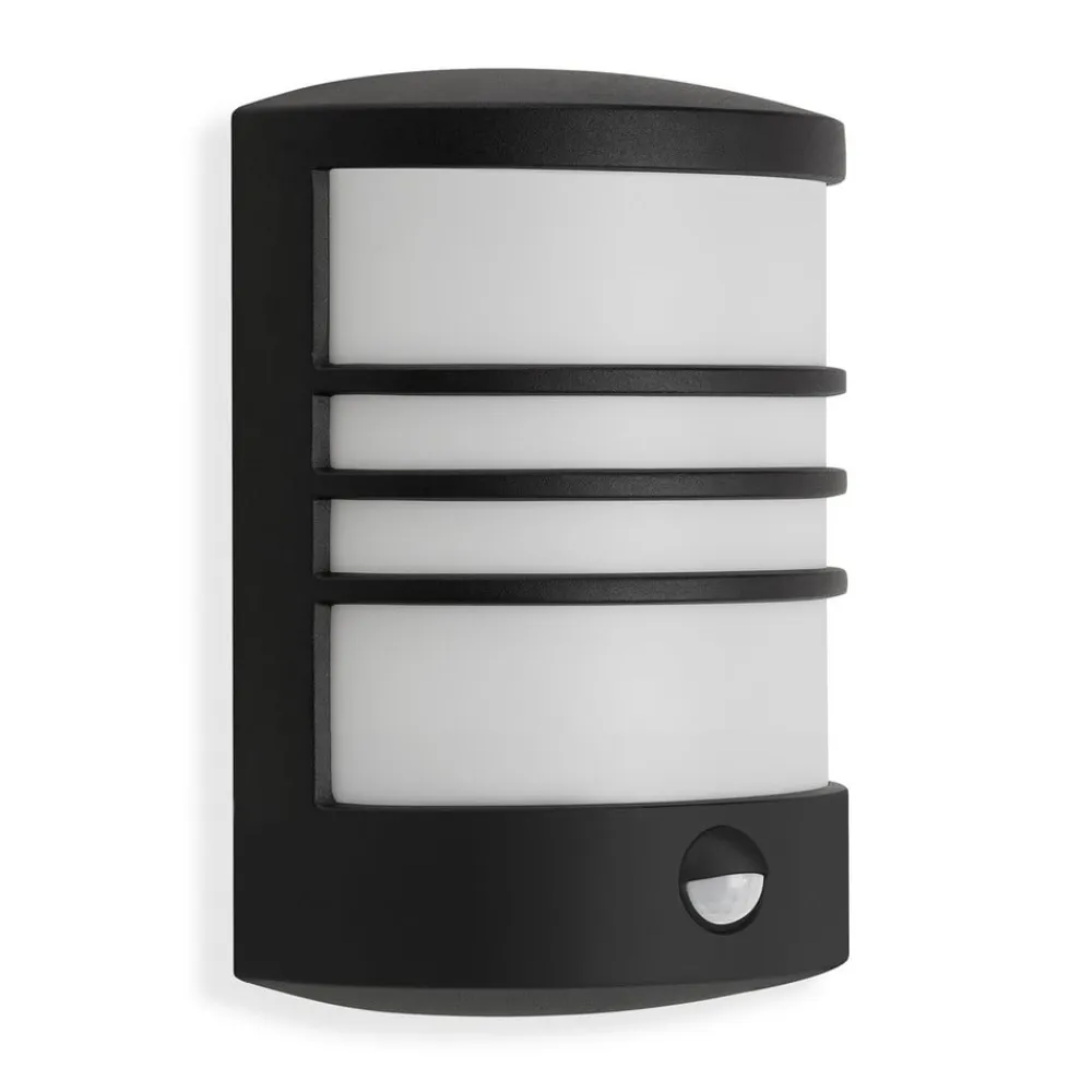 Telefunken Væglampe Med Sensor>Toledo udendørs LED-væglampe, sensor, sort 4.000 K