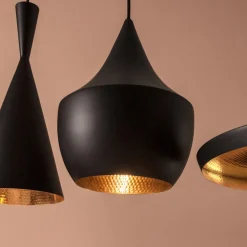 Beat Fat LED-pendellampe, sort^Tom Dixon Clearance