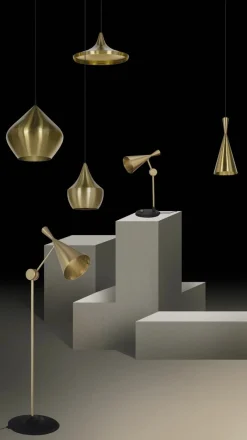 Beat Fat LED-pendellampe, sort^Tom Dixon Clearance