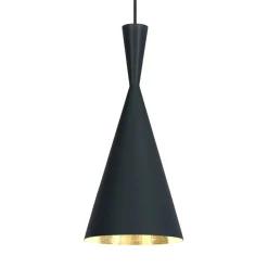 Tom Dixon Pendellamper|Pendellamper>Beat Tall LED-pendellampe, sort