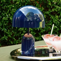 Bell bærbar LED-bordlampe, indigo, 28 cm^Tom Dixon Outlet