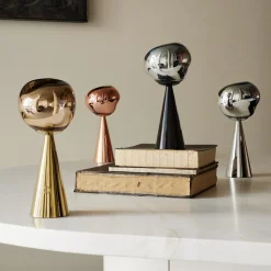 Tom Dixon LED-bordlampe Melt Portable, sort, 29 cm