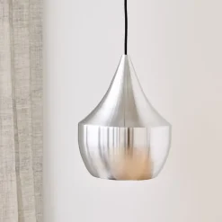 LED-hængelampe Beat Fat Unbeaten, aluminiumfarvet^Tom Dixon Clearance