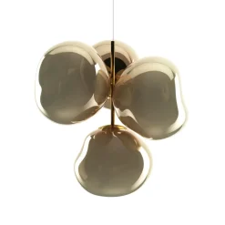 LED-lysekrone Melt Chandelier, bronzefarvet^Tom Dixon Outlet