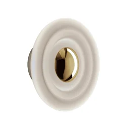 Tom Dixon LED-væglampe Press Sphere Mini, frostet Ø 22 cm