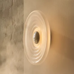 Tom Dixon Væg- Og Spejllamper|Væglamper>LED-væglampe Press Sphere, frostet, Ø 35 cm