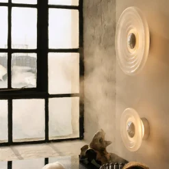 Tom Dixon Væg- Og Spejllamper|Væglamper>LED-væglampe Press Sphere, frostet, Ø 35 cm