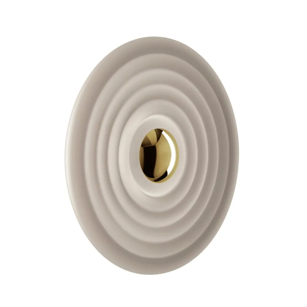 Tom Dixon Væg- Og Spejllamper|Væglamper>LED-væglampe Press Sphere, frostet, Ø 35 cm