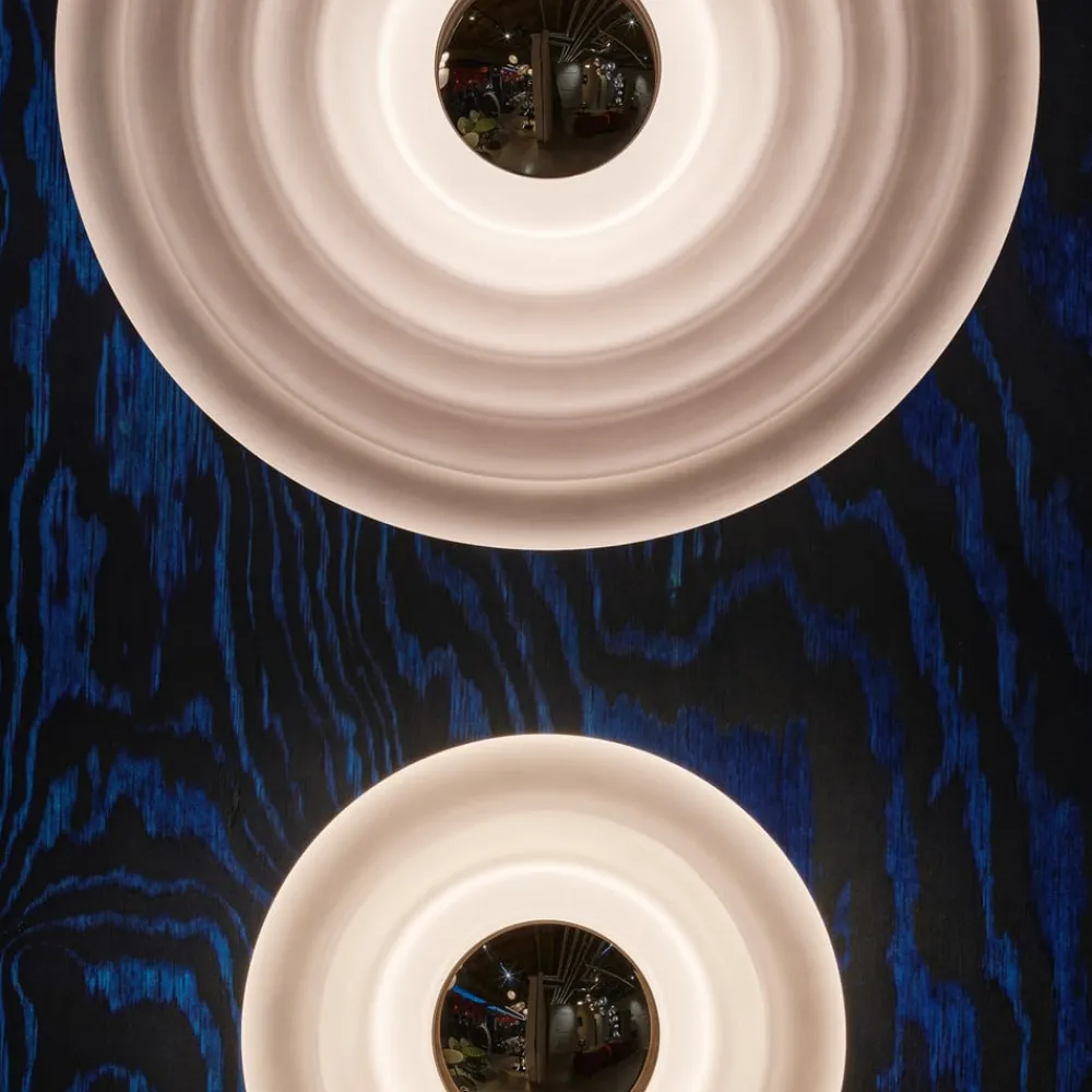 Tom Dixon Væg- Og Spejllamper|Væglamper>LED-væglampe Press Sphere, frostet, Ø 35 cm