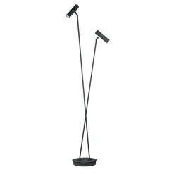 Tom Pro LED-gulvlampe, sort, 2 lyskilder, CCT, dæmper^HELL Sale