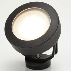 Fumagalli Tommy indbygningsspot, rundt, sort, 1 lk. 10 W CCT