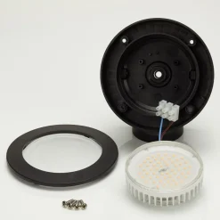 Fumagalli Tommy indbygningsspot, rundt, sort, 1 lk. 10 W CCT