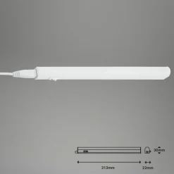 Briloner Took LED-underskabsbelysning 31,3cm 400lm 4.000 K