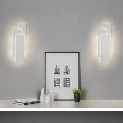 Astro Topmoderne LED væglampe Edge i hvid