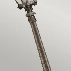 KICHLER Tournai vejlampe, højde 110 cm, aluminium, glas