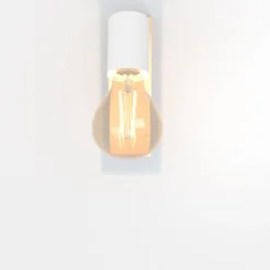 EGLO Townshend 3 væglampe af træ, hvid