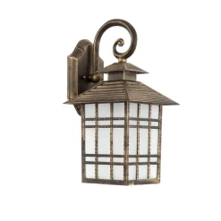 Traditionel Ilka udendørs væglampe som lygte^ORION Discount