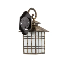 Traditionel Ilka udendørs væglampe som lygte^ORION Discount