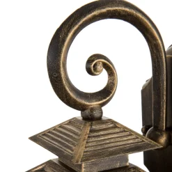 Traditionel Ilka udendørs væglampe som lygte^ORION Discount