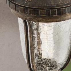 Traditionel Paula hængelampe med strukturglas^ORION Outlet