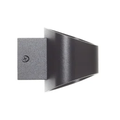 Trame LED-væglampe, oval form i sort^Maytoni Discount