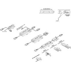 Hera Transformer LED 350mA/16W med 3-vejs forgrening