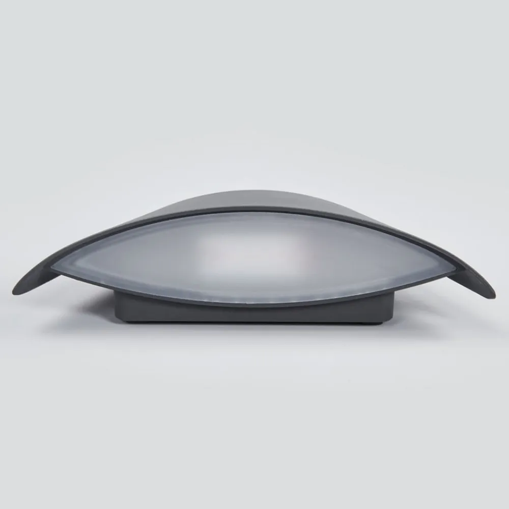 Lucande Trapezformet LED-udendørsvæglampe Glen med IP65