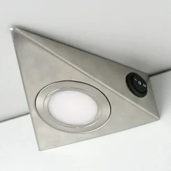 Trekantet LED-underskabslampe CS, sæt med 3 stk^Evotec Clearance