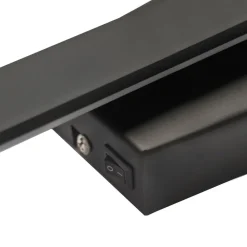 Trevor LED-væglampe med kontakt, sort^Näve New