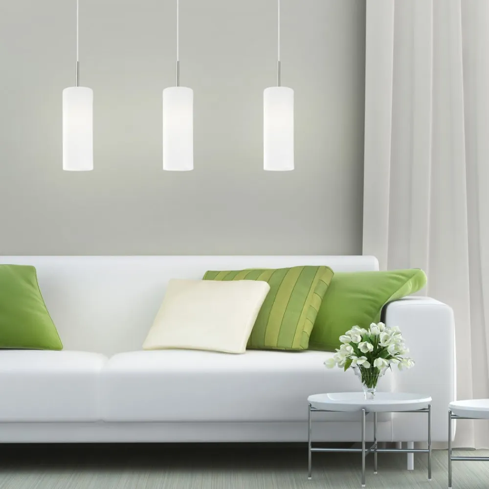 Troy hængelampe, mat nikkel/satiniseret, 3 lyskilder^EGLO Clearance