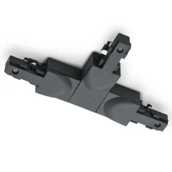 Trio Lighting T-stik DUOline, beskyttelsesleder til højre, sort