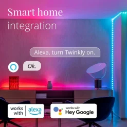 Dots LED-lyskæde RGB, gennemsigtig, IP44, 10 m^twinkly Discount