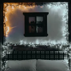 LED-lyskæde, CCT, sort, 400 lys, 6 m^twinkly Sale