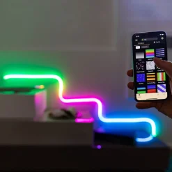 Light flex LED-lysslange RGB 2m WIFI^twinkly Online