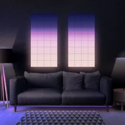 twinkly RGB-firkanter sort, IP20, 1+5 startsæt