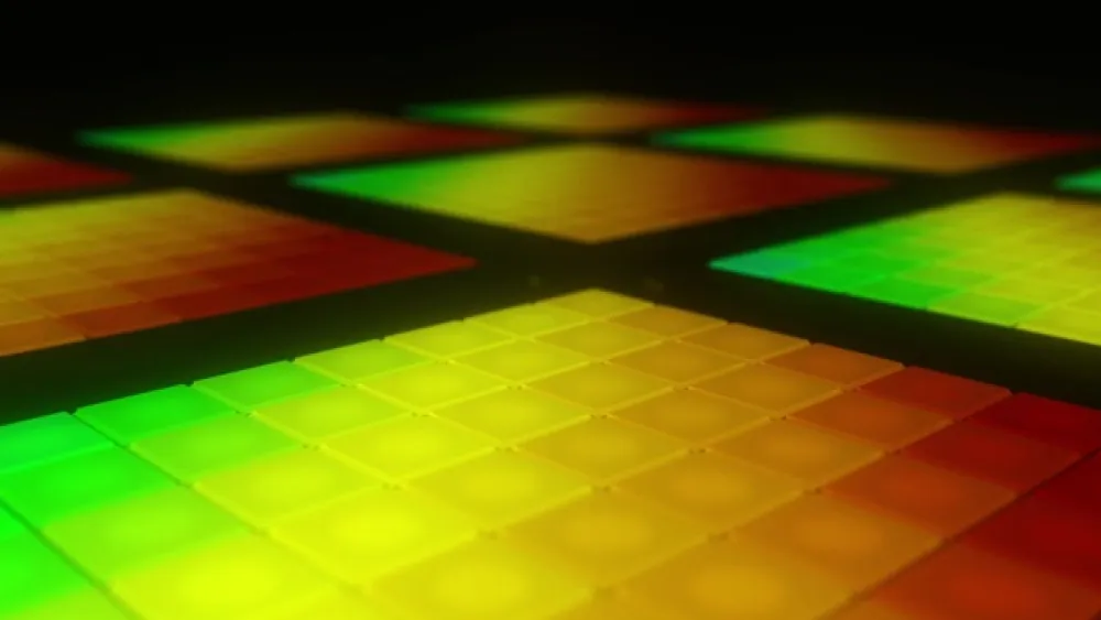 twinkly RGB-firkanter sort, IP20, 1+5 startsæt